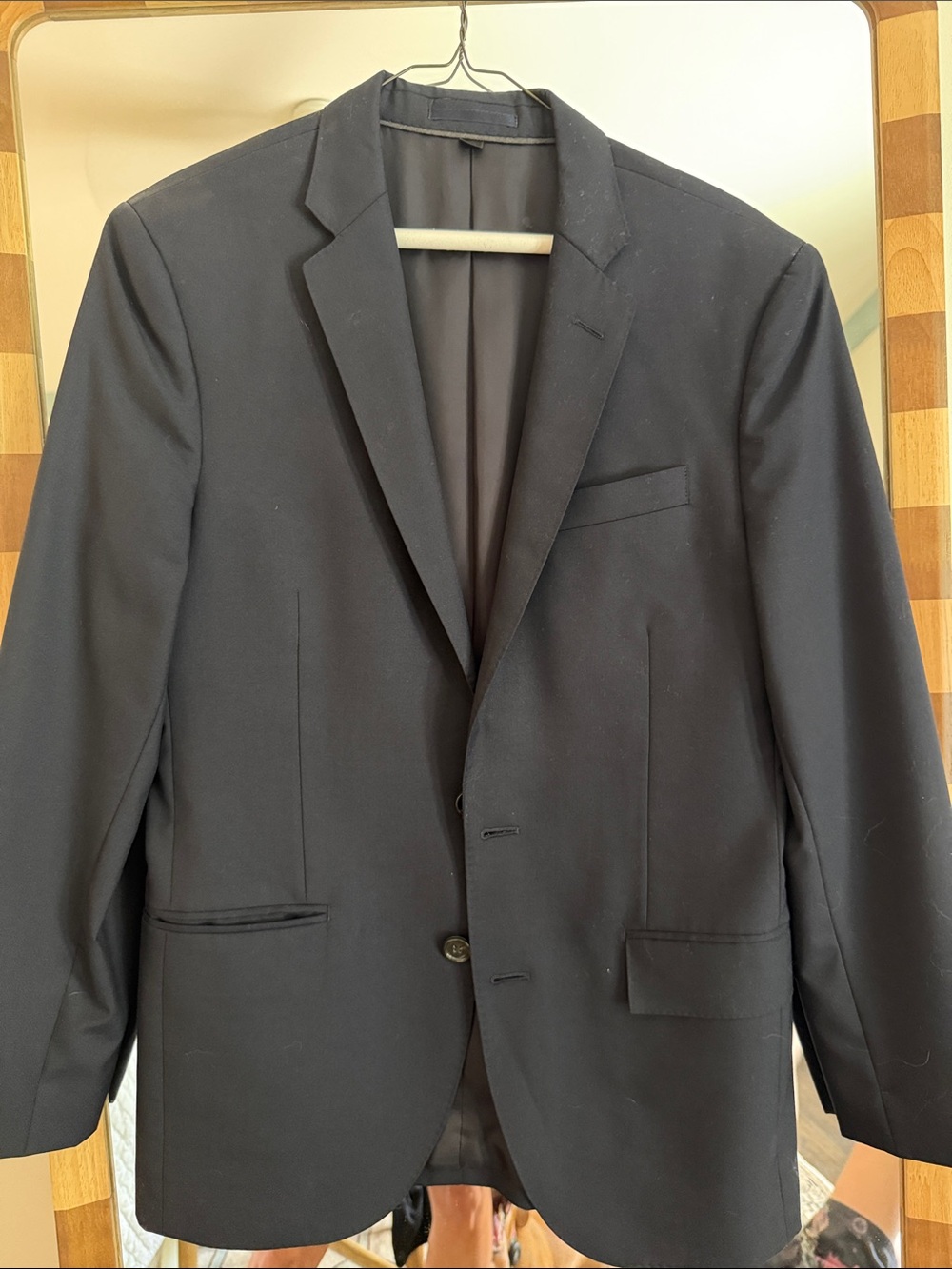 J. Crew Men's navy Two-Button Blazer